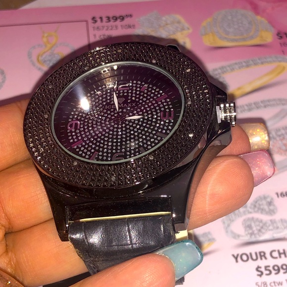 Real Diamond men watch not CZ best gift exclusive diamond Watch collection sale! - Picture 4 of 7